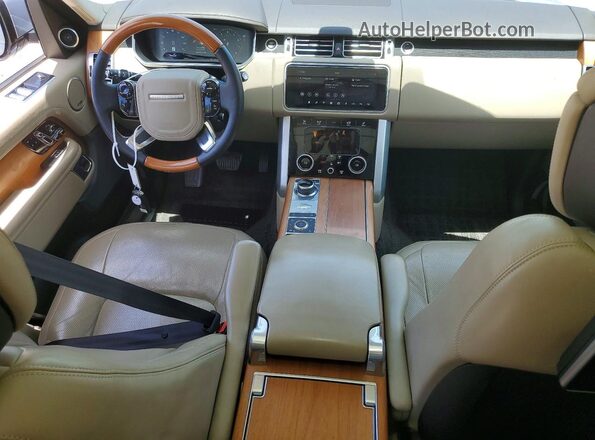 SALGS5SE2LA582012 2020 LAND ROVER RANGE Серебряный Вид панели приборов