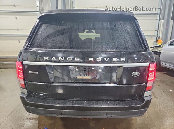 SALGV2EF8GA293880 2016 LAND ROVER RANGE Black უკანა ხედი