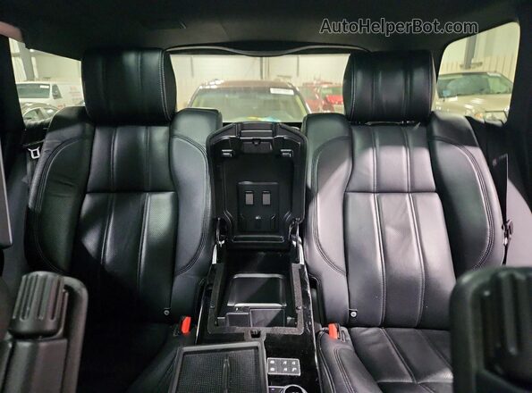 SALGV2EF8GA293880 2016 LAND ROVER RANGE Black უკანა სავარძლების ხედი
