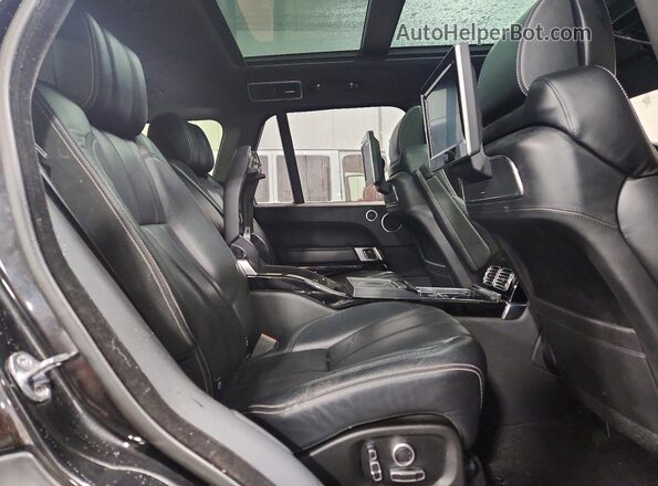 SALGV2EF8GA293880 2016 LAND ROVER RANGE Black უკანა სალონის ხედი