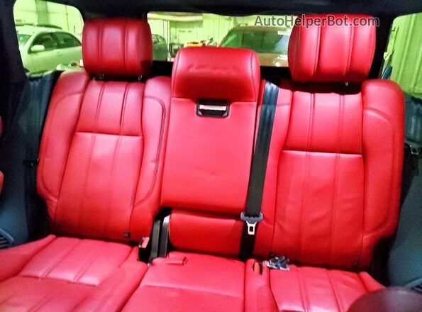 SALGV2FE1HA353134 2017 LAND ROVER RANGE Черный Вид задних сидений