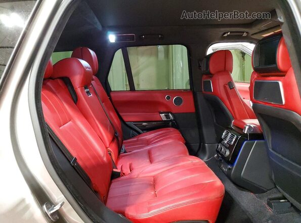 SALGV2FE1HA353134 2017 LAND ROVER RANGE Черный Вид задней части салона