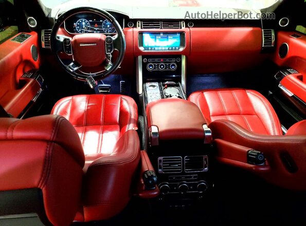 SALGV2FE1HA353134 2017 LAND ROVER RANGE Черный Вид панели приборов