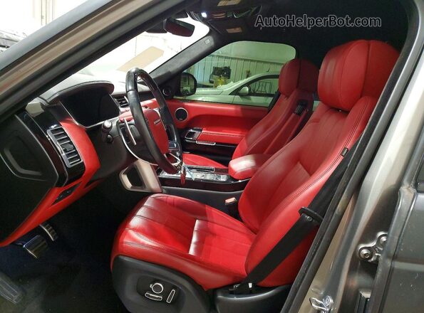 SALGV2FE1HA353134 2017 LAND ROVER RANGE Черный Вид салона спереди