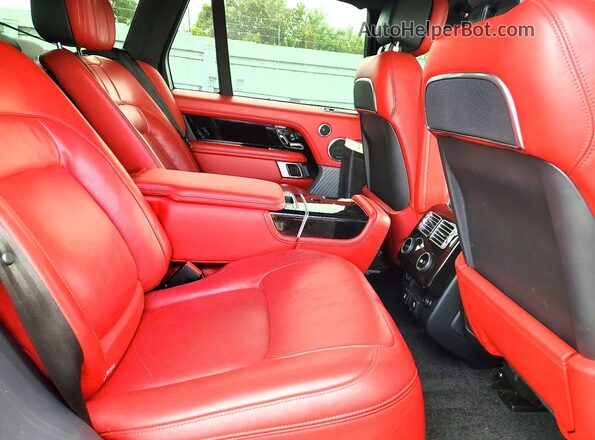 SALGV2SE0LA594200 2020 LAND ROVER RANGE Black Вид задньої частини салону