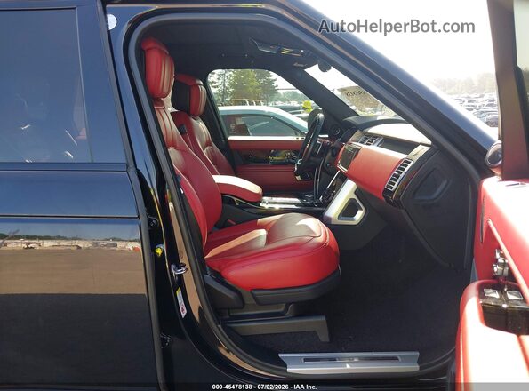 SALGV2SE3LA409055 2020 LAND ROVER RANGE ROVER Black წინა სალონის ხედი