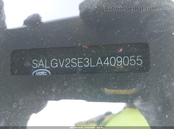 SALGV2SE3LA409055 2020 LAND ROVER RANGE ROVER Black 