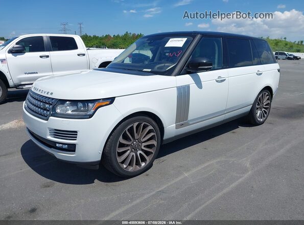 SALGV3EF4GA259912 2016 LAND ROVER RANGE ROVER White Vista tres cuartos delantera izquierda