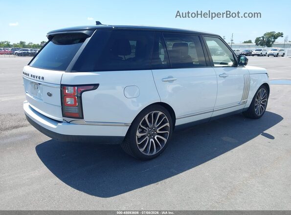 SALGV3EF4GA259912 2016 LAND ROVER RANGE ROVER White Trasero derecho