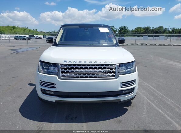 SALGV3EF4GA259912 2016 LAND ROVER RANGE ROVER White Vista del cuadro de instrumentos