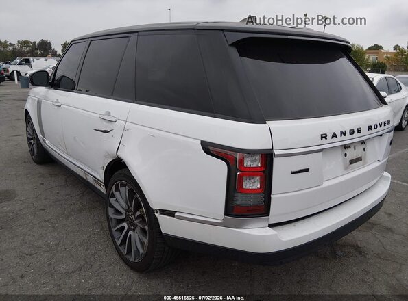 SALGV5FEXHA353084 2017 LAND ROVER RANGE ROVER Белый Задняя левая четверть