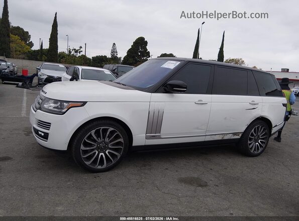 SALGV5FEXHA353084 2017 LAND ROVER RANGE ROVER Белый Панорамный вид салона 360°