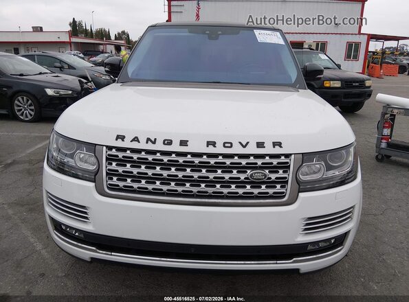 SALGV5FEXHA353084 2017 LAND ROVER RANGE ROVER Белый Вид щитка приборов