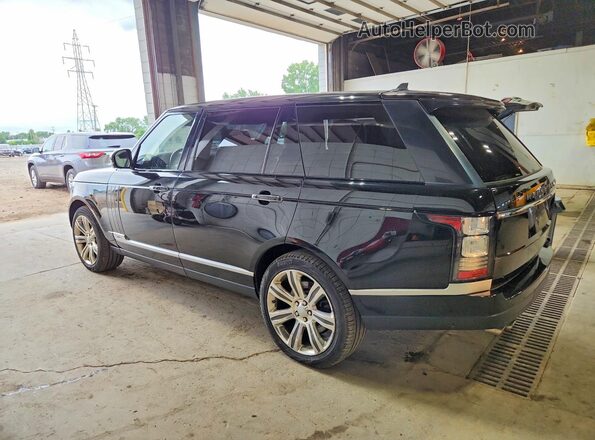 SALGW3EF4GA282636 2016 LAND ROVER RANGE Black Rear left