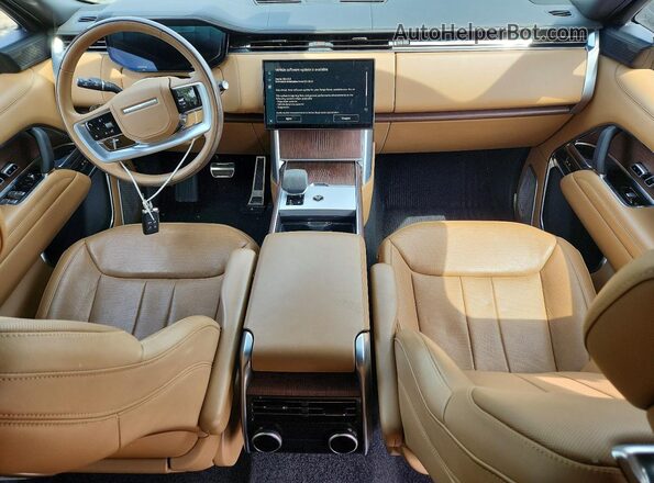 SALK1BE90RA098598 2024 LAND ROVER RANGE Blue Вид панелі приладів