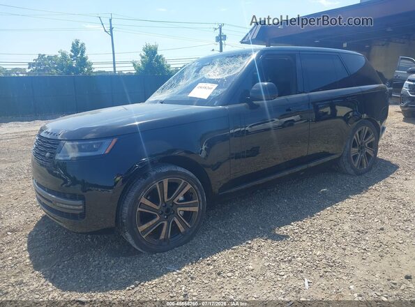 SALKP9FU4NA001598 2022 LAND ROVER NEW RANGE ROVER Black წინა მარცხენა ხედი სამი მეოთხედიდან