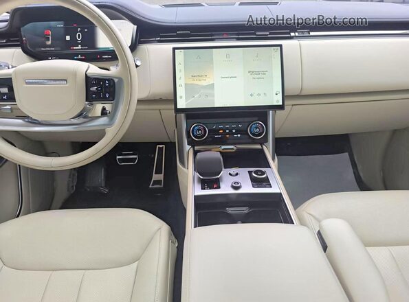 SALKPBE79PA057638 2023 LAND ROVER RANGE Black Vista del cuadro de instrumentos