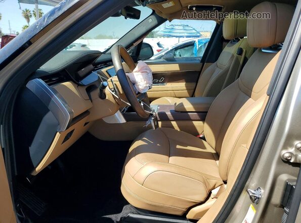 SALKPBE91SA312924 2025 LAND ROVER RANGE Tan Front interior view