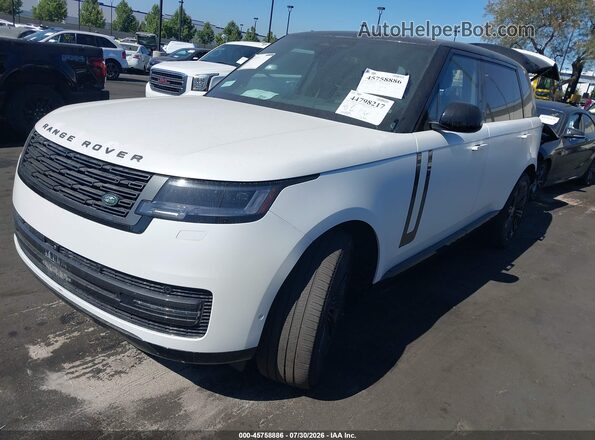 SALKPBE93SA290845 2025 LAND ROVER RANGE ROVER Белый Передняя левая четверть
