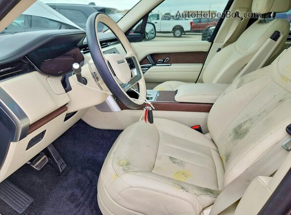 SALKPBFU1RA215896 2024 LAND ROVER RANGE Gray Front interior view