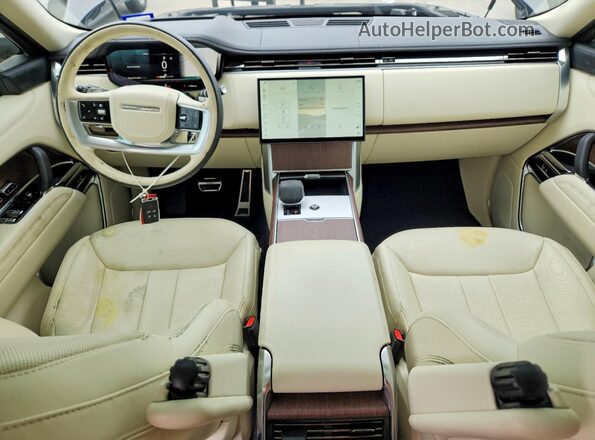 SALKPBFU1RA215896 2024 LAND ROVER RANGE Gray Dashboard view