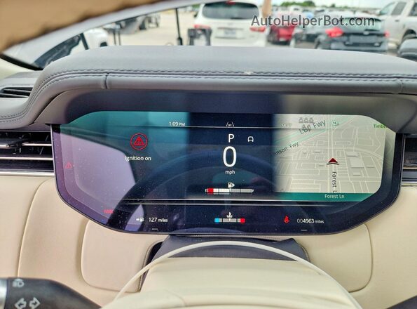 SALKPBFU1RA215896 2024 LAND ROVER RANGE Gray Instrument cluster view