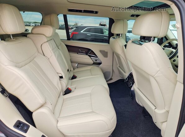 SALKPBFU1RA215896 2024 LAND ROVER RANGE Gray Rear seats view