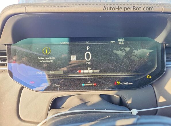 SALKPBFU2SA340850 2025 LAND ROVER RANGE Gray ხელსაწყოთა პანელის ხედი