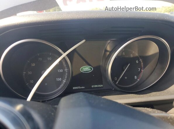 SALRG2RV0L2416094 2020 LAND ROVER DISCOVERY Черный Вид задней части салона