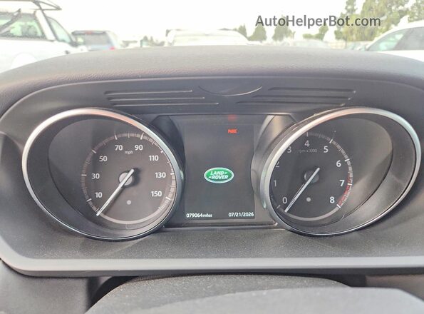 SALRG2RV1L2429517 2020 LAND ROVER DISCOVERY White Instrument cluster view
