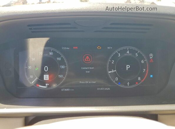 SALRG2RV6K2404191 2019 LAND ROVER DISCOVERY Черный Вид щитка приборов