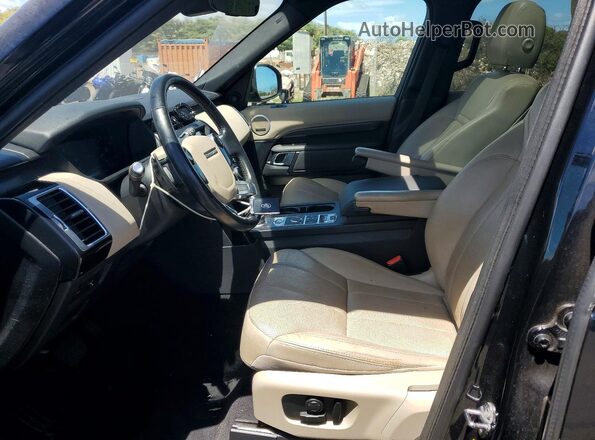 SALRG2RV6K2404191 2019 LAND ROVER DISCOVERY Черный Вид салона спереди