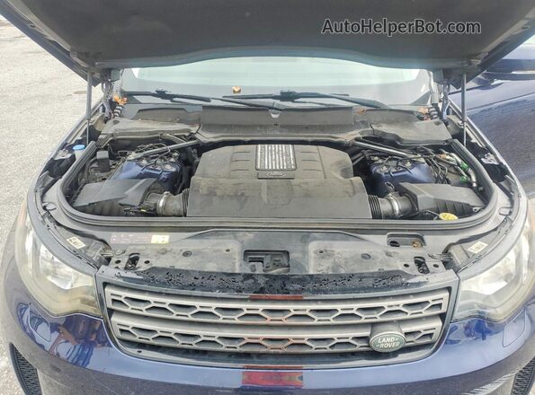 SALRG2RV9JA069366 2018 LAND ROVER DISCOVERY Синий Вид задней части салона
