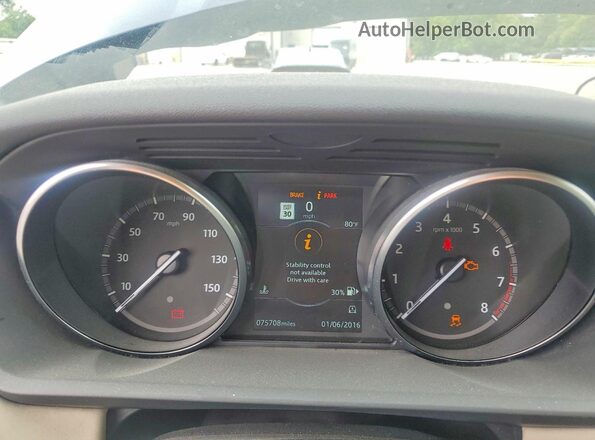 SALRG2RV9JA069366 2018 LAND ROVER DISCOVERY Синий Вид щитка приборов