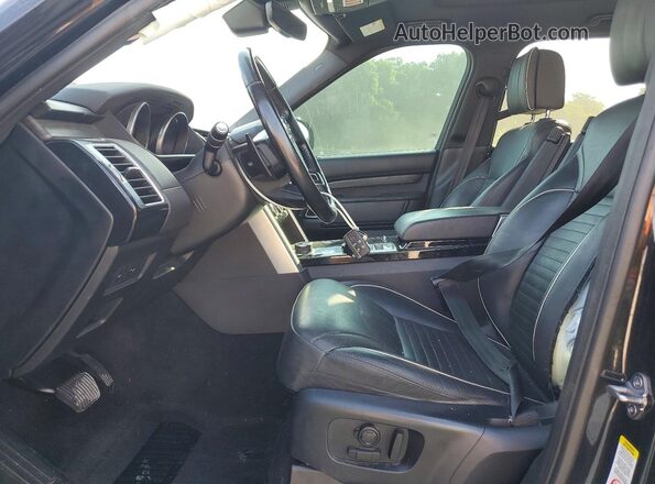 SALRHBBKXHA044175 2017 LAND ROVER DISCOVERY Black Widok wnętrza z przodu