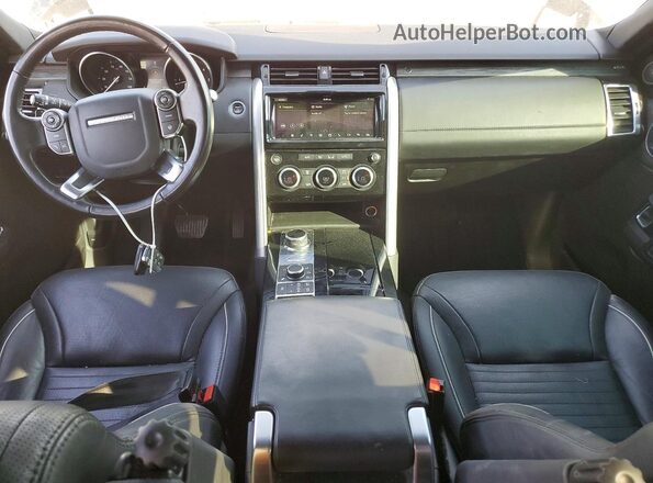 SALRHBBKXHA044175 2017 LAND ROVER DISCOVERY Black Widok deski rozdzielczej