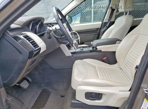 SALRHBBV2HA023041 2017 LAND ROVER DISCOVERY Silver Вид салону спереду