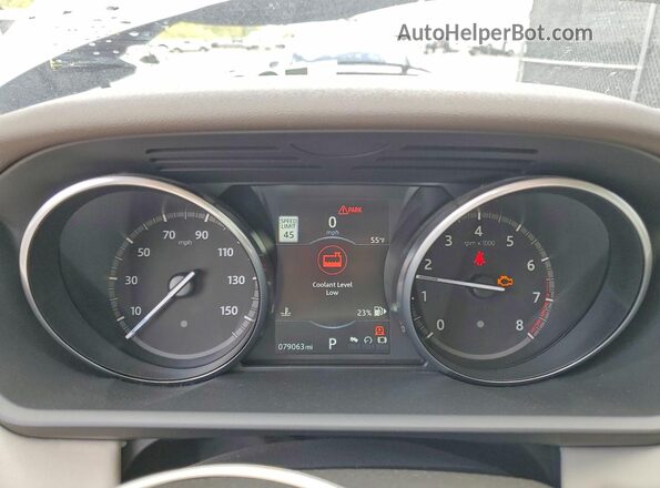 SALRHBBV2HA023041 2017 LAND ROVER DISCOVERY Silver Вид щитка приладів