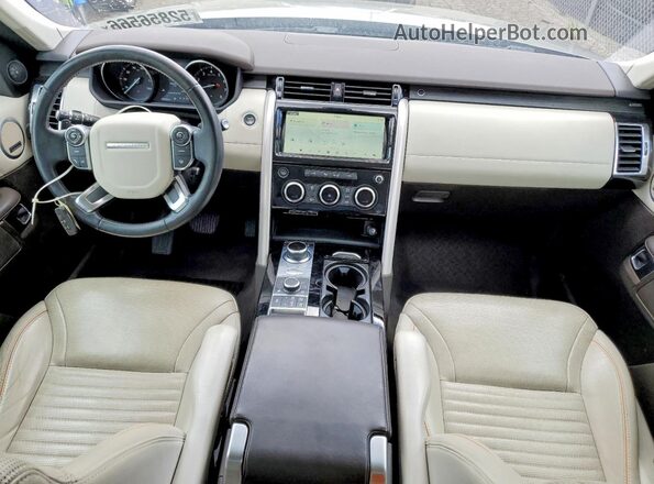 SALRHBBV2HA023041 2017 LAND ROVER DISCOVERY Silver Вид панелі приладів