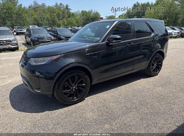 SALRHBBV2HA044665 2017 LAND ROVER DISCOVERY Black წინა მარცხენა ხედი სამი მეოთხედიდან