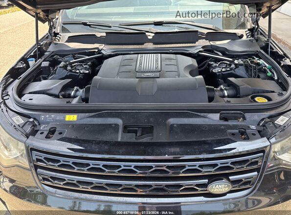 SALRHBBV2HA044665 2017 LAND ROVER DISCOVERY Black უკანა ხედი