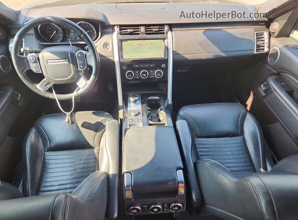 SALRHBBV5HA018710 2017 LAND ROVER DISCOVERY Black Widok deski rozdzielczej