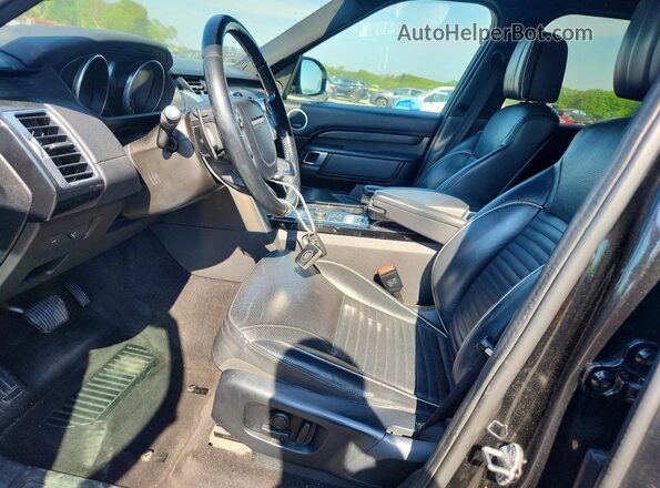 SALRHBBV5HA018710 2017 LAND ROVER DISCOVERY Black Widok wnętrza z przodu