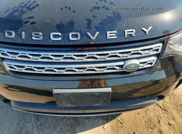 SALRHBBV5HA018710 2017 LAND ROVER DISCOVERY Black Widok komory silnika