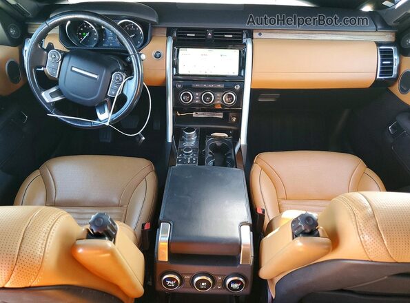 SALRHBBV5HA046894 2017 LAND ROVER DISCOVERY White Dashboard view