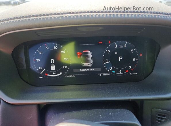 SALRJ2EX0R2497695 2024 LAND ROVER DISCOVERY Black Vista del cuadro de instrumentos