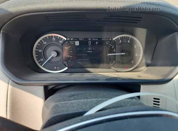 SALRJ2EX3P2481228 2023 LAND ROVER DISCOVERY White ხელსაწყოთა პანელის ხედი