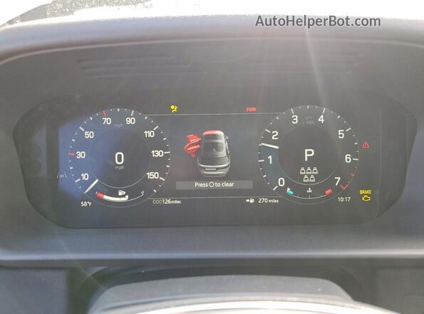SALRJ2FX7T2521383 2026 LAND ROVER DISCOVERY Желто-коричневый Вид щитка приборов
