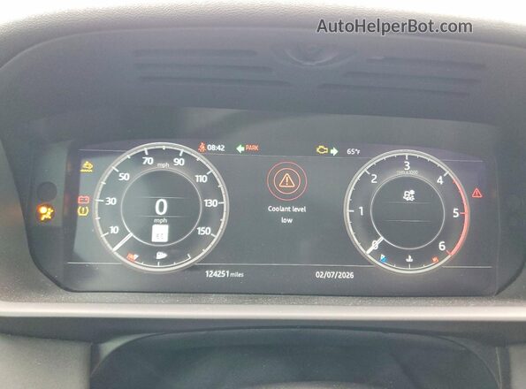 SALRR2RK5JA047753 2018 LAND ROVER DISCOVERY White ხელსაწყოთა პანელის ხედი
