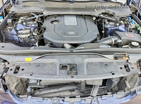 SALRR2RK7JA053473 2018 LAND ROVER DISCOVERY Blue Շարժիչի բաժամունքի տեսք